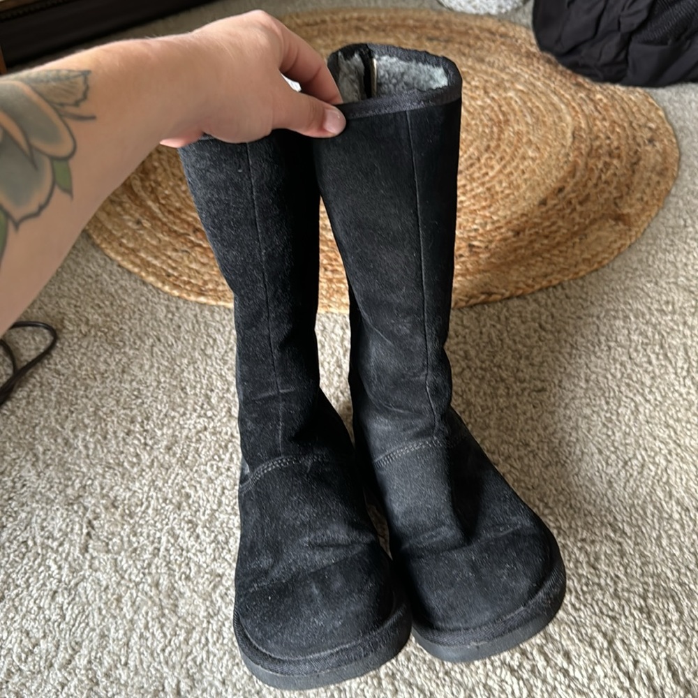 Tall Zip-Up Ugg Boots